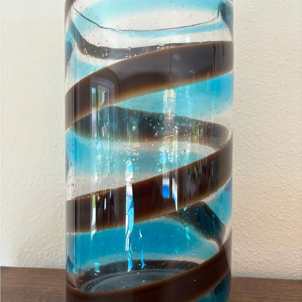 MCM Italian Toso Fratelli Handblown Murano Glass Vase